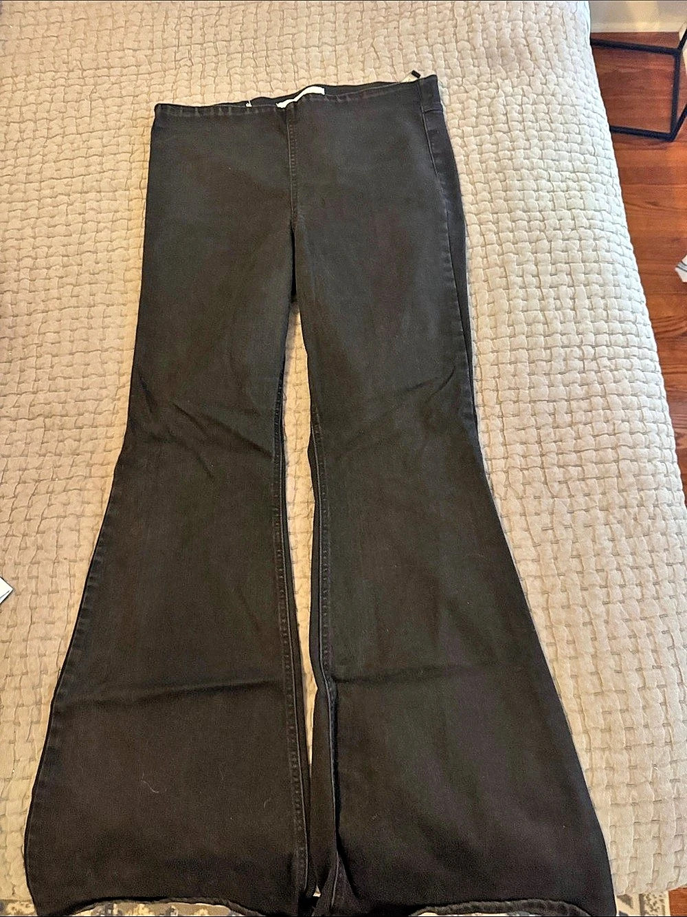ella moss Pull On Flare Pants Black Waist 31